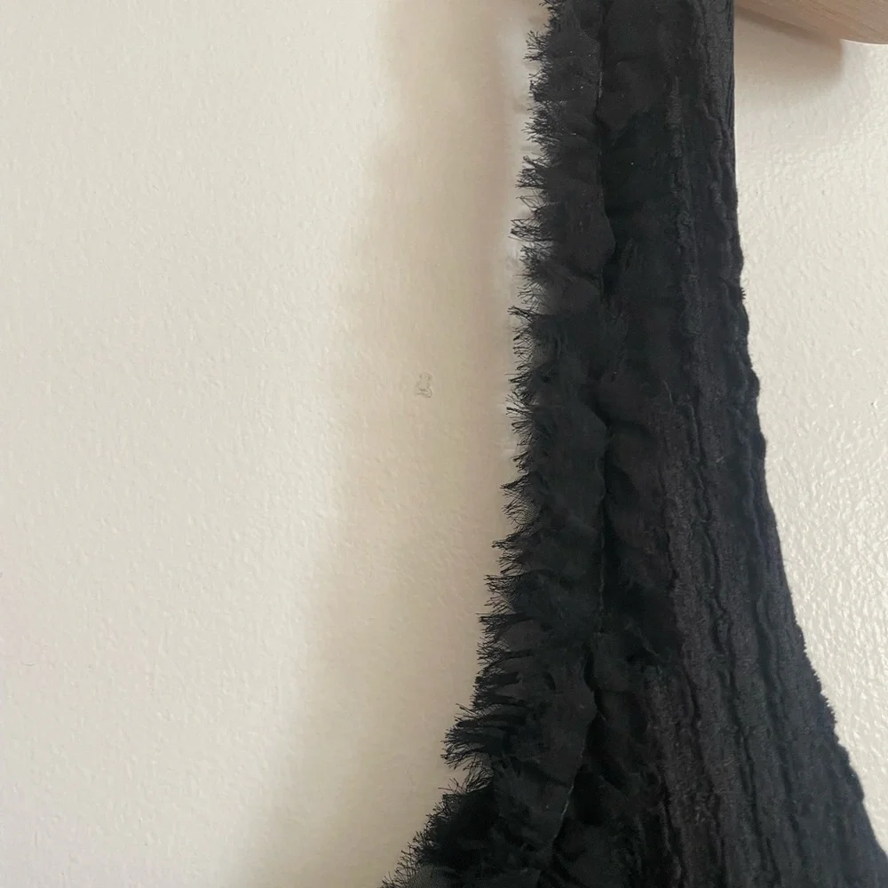 Mirror Palais Black Ribbed Sleeveless Midi Dress - Picture 8 of 8
